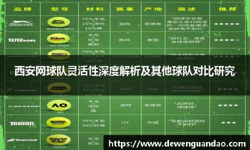 西安网球队灵活性深度解析及其他球队对比研究