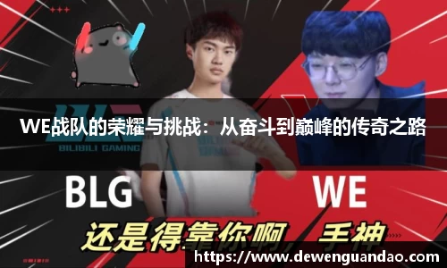 WE战队的荣耀与挑战：从奋斗到巅峰的传奇之路